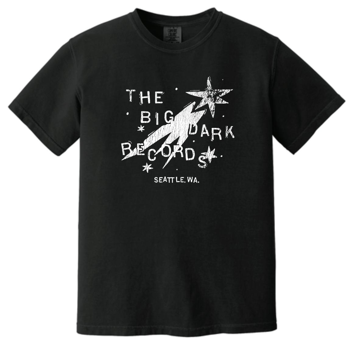 Shooting Star Tee - The Big Dark Records